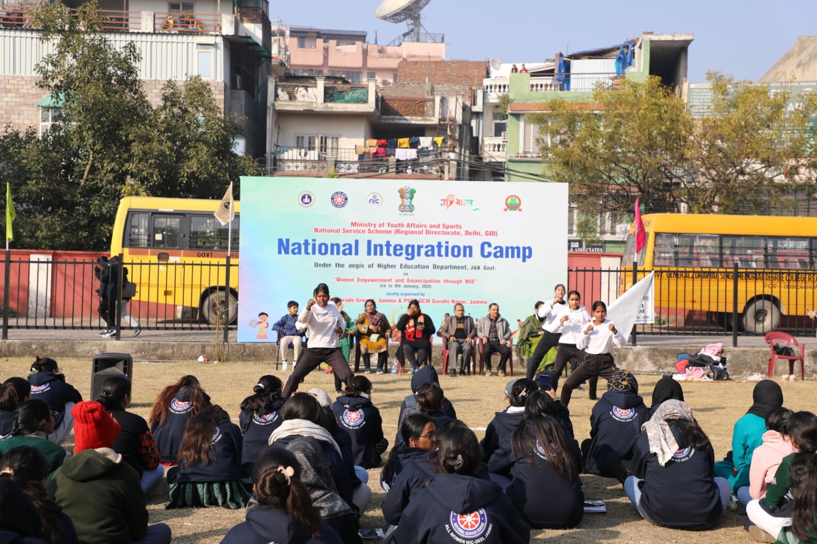 NSS NIC Day 6 Self Defence Session 